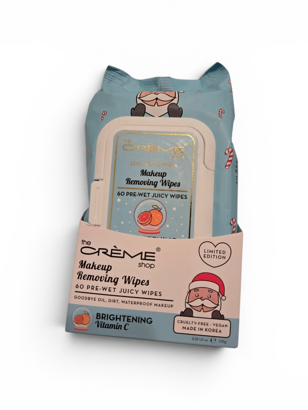 CRÈME shop Brightening Makeup Removing Wipes With Vitamin C 60 Wipes